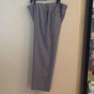 Men’s haggar polyester taupe slacks